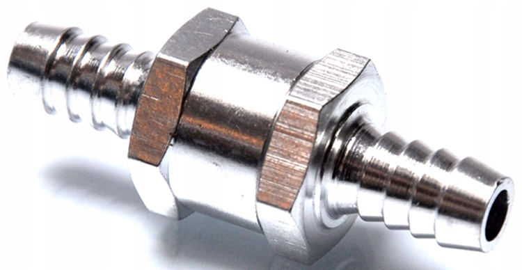 

Zawór Zwrotny Na Wąż Paliwa 8 MM Zaworek Metalowy