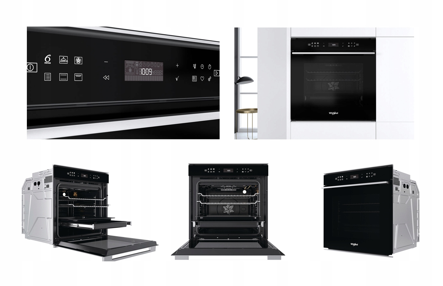 Zestaw WHIRLPOOL W7OM44S1PBL + W7MD440NB 6.Zmysł Marka Whirlpool