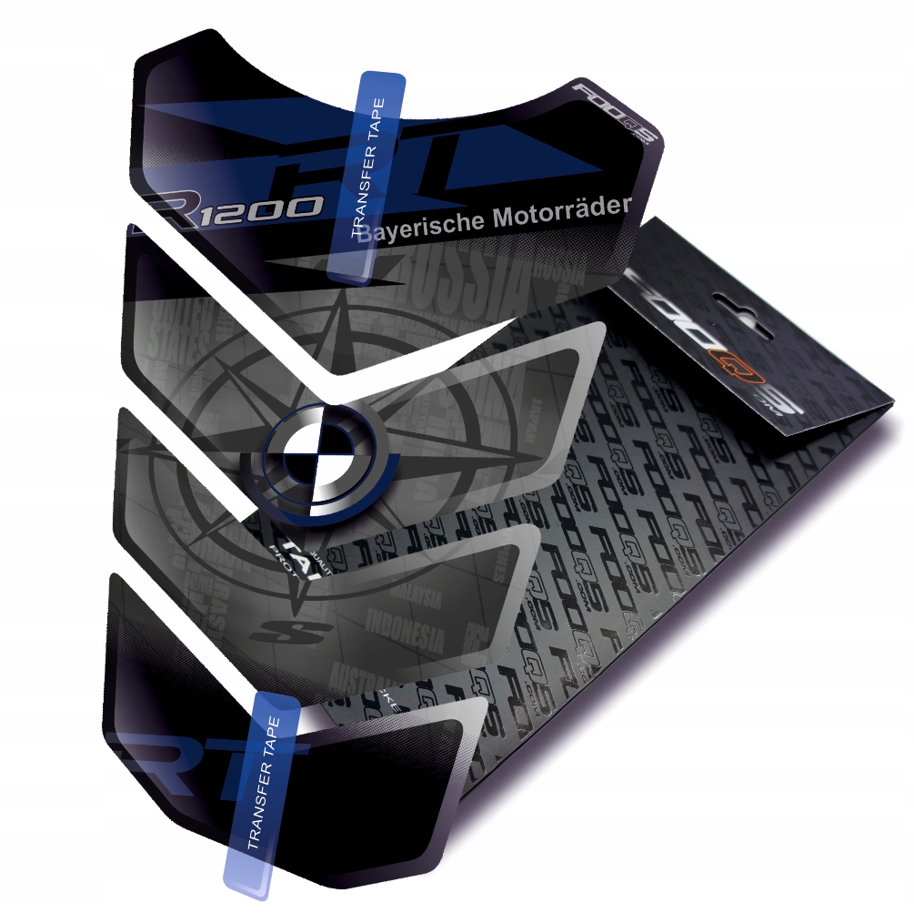 Tank-pad od firmy Fooqs pro Bmw R-1200-RT Modrý