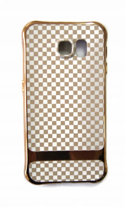 

Etui Case do Samsung S6 G920 Plecki Kratka Złoty