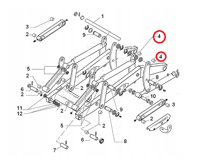 ПЕРЕДНЯЯ ВТУЛКА КОРПУСА 580 695 85804468
