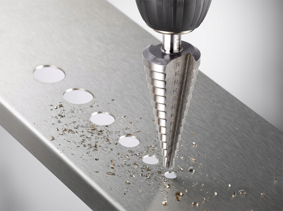 WIERTŁO WIERTŁA STOŻKOWE CHIONKOWE WIELOSTOPNIOWE HSS 4-20 mm DO METALU Marka Drel