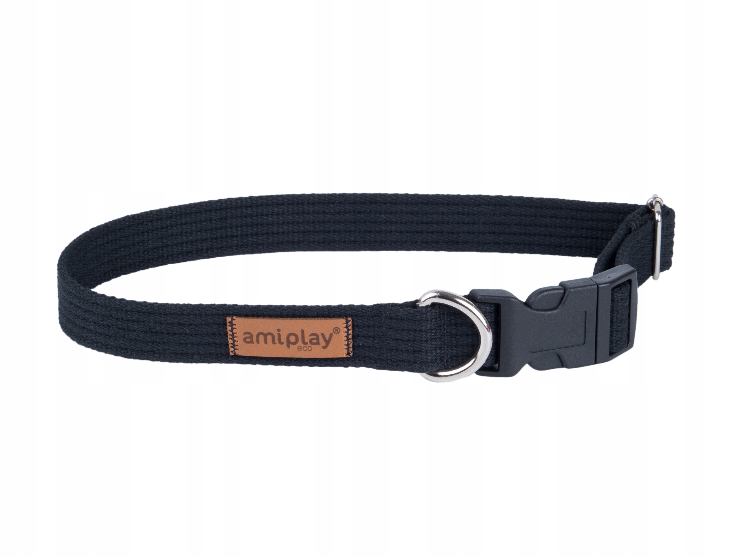 

amiplay Obroża regulowana Cotton S Czarna
