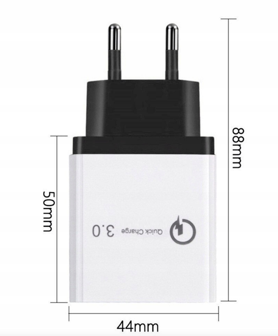 SZYBKA ŁADOWARKA SIECIOWA USB QuickCharg 3.0 4xUSB Kod producenta 4 FAST QC 3,1A micro typ c iphone QUICK