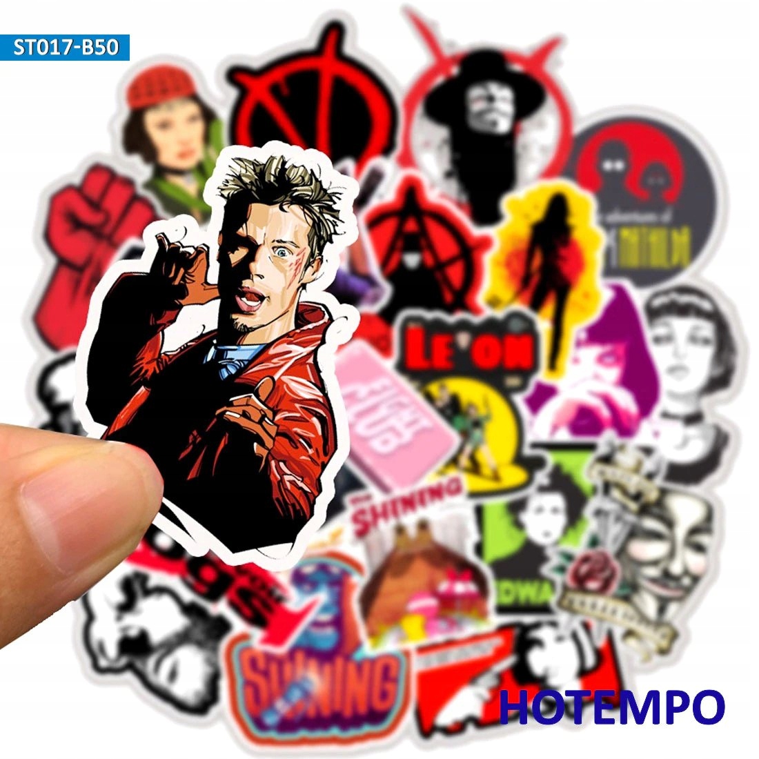 Naklejki Pulp Fiction Fight Club Edward Nożycoręki Typ inny