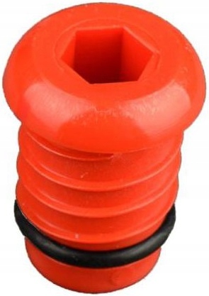 KOREK PRÓB SZCZELNOŚCI CIŚNIENIA PEX 16mm 1szt Cz.