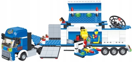 

Edukacyjne Klocki Policja Zestaw Policyjny Wóz