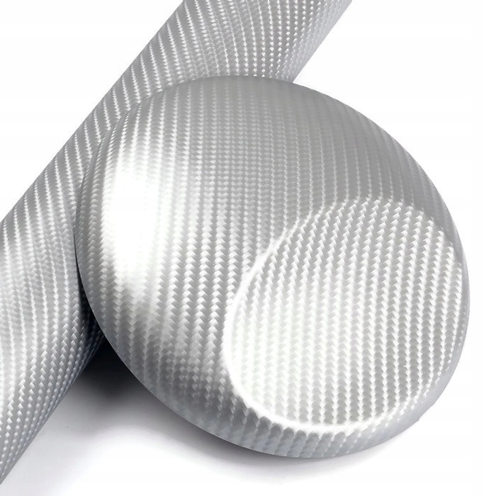 FOLIA CARBON 4D SREBRNY OKLEINA 152x50 KARBON HIT