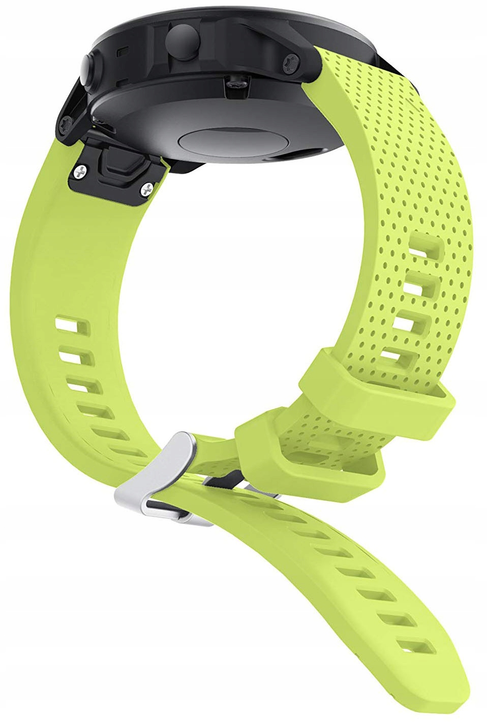 Zielony Silikonowy Pasek Garmin Fenix 6S Sapphire (Tech-Band)