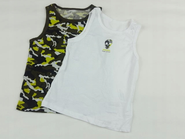 PODKOSZULKI 3-PAK 7-8 LAT 128 CM CZASZKA PRIMARK Płeć Chłopcy