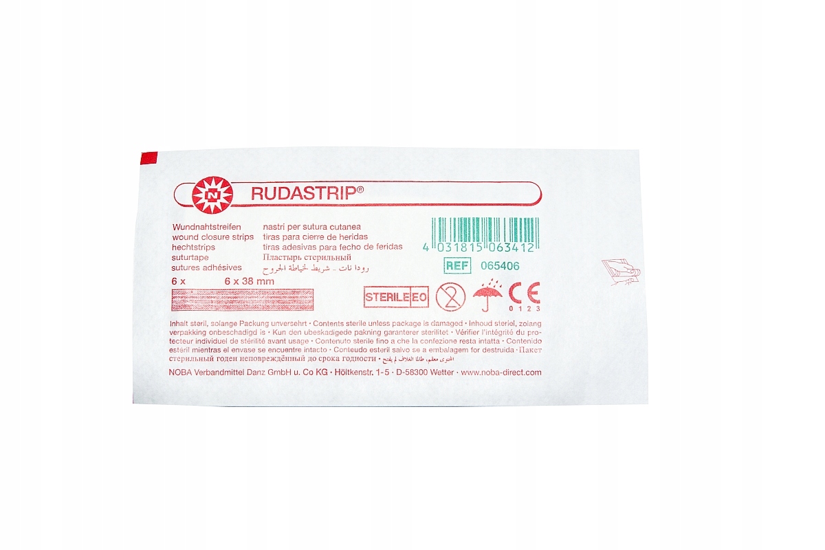 

Paski plastry do zamykania ran Rudastrip 6x38 mm