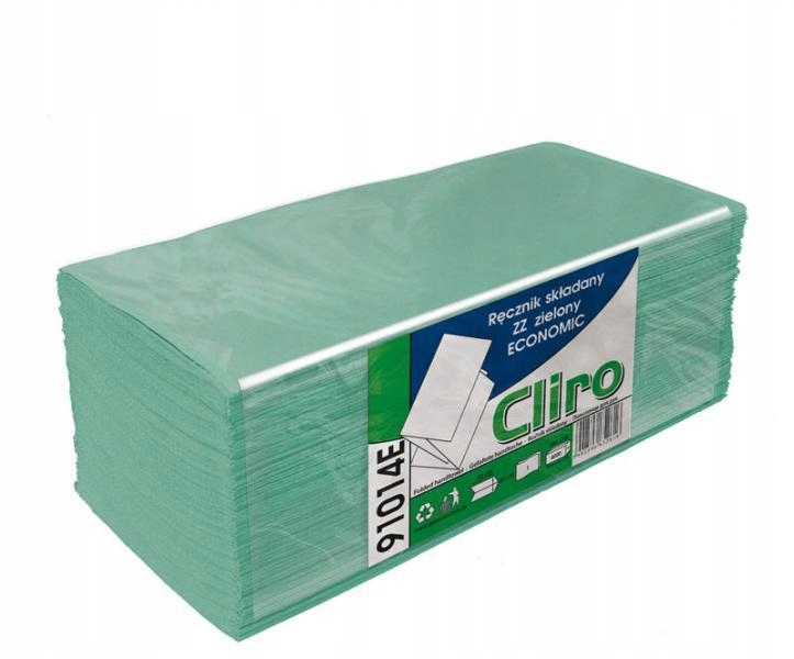 

Ręcznik Papierowy Cliro Zz 4000 Zielony economic