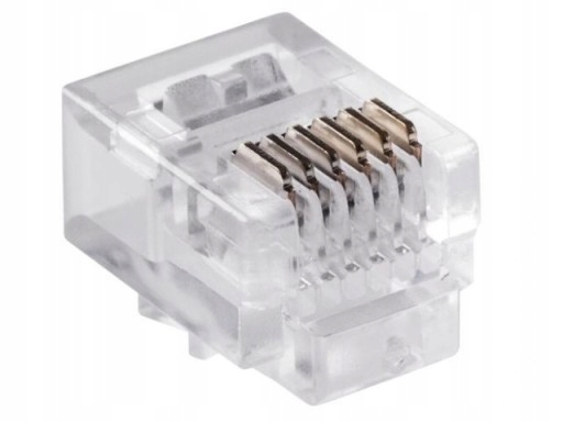

Wtyki RJ12 6P6C telefoniczny linka 10szt