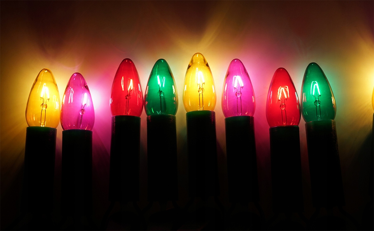 POLSKIE LAMPKI ŚWIATEŁKA ŚWIECZKI 5W + klamerki PRL! Zasilanie sieciowe