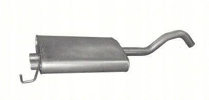 Muffler Mercedes Ml 350 W163 Poj 3 7 02 05y