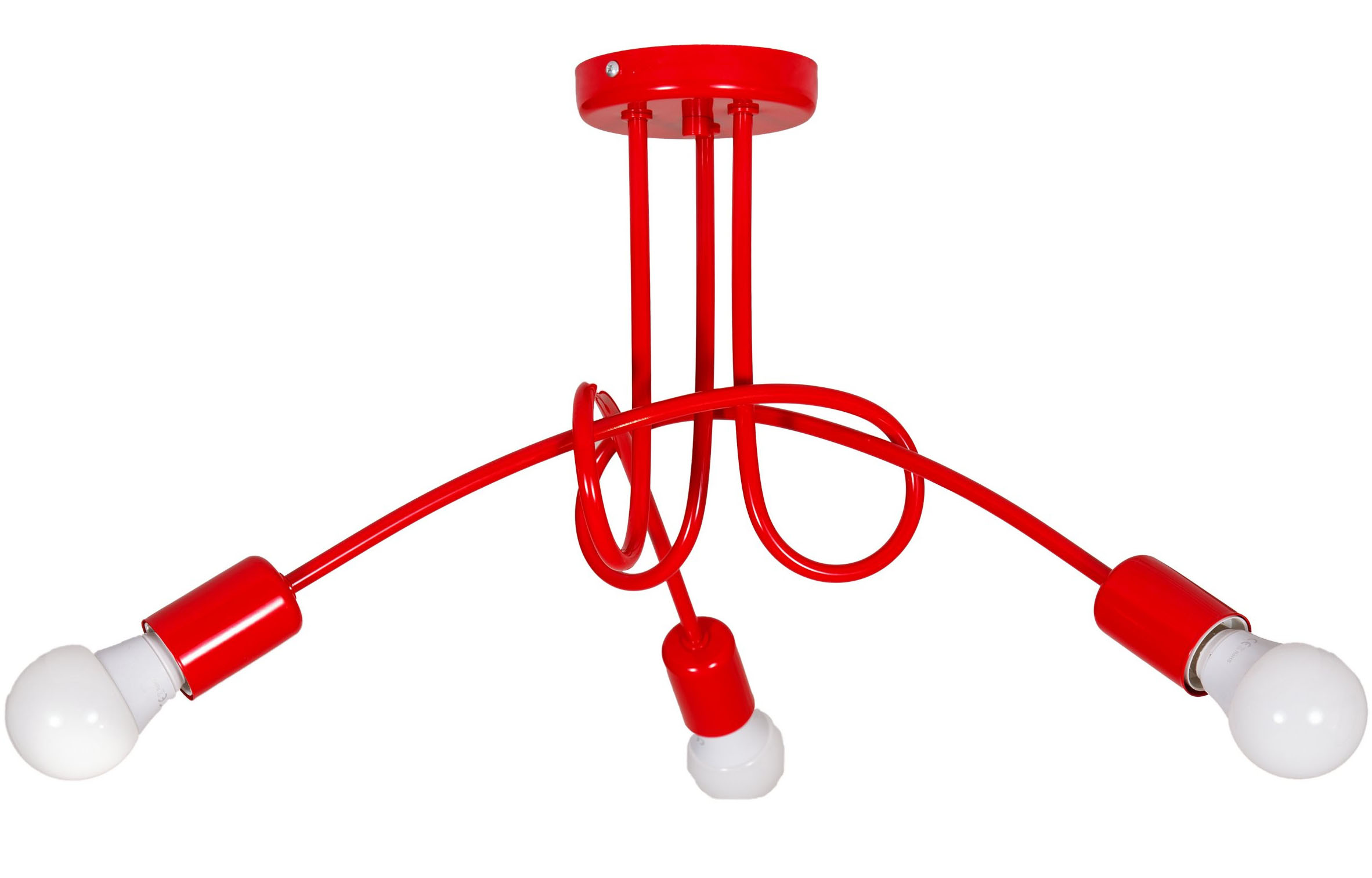 LAMPA SUFITOWA ŻYRANDOL WISZĄCA EDISON 9 KOLORÓW Szerokość 48 cm