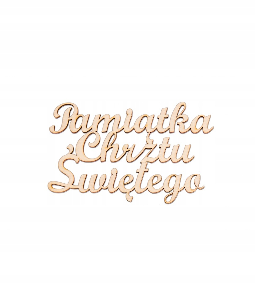 

Napis Pamiątka Chrztu Świętego mały Decoupage