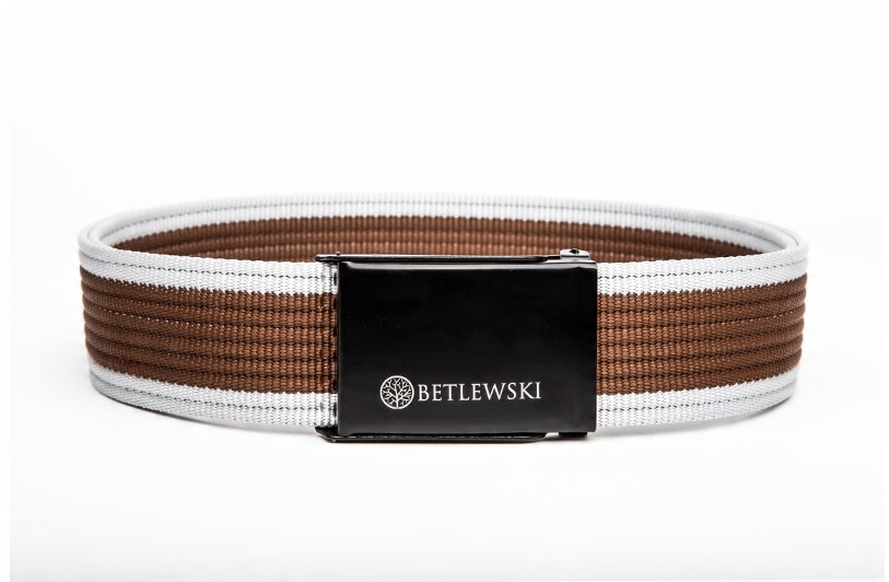 

Pasek Męski Brązowy Betlewski Parciany 125 CM