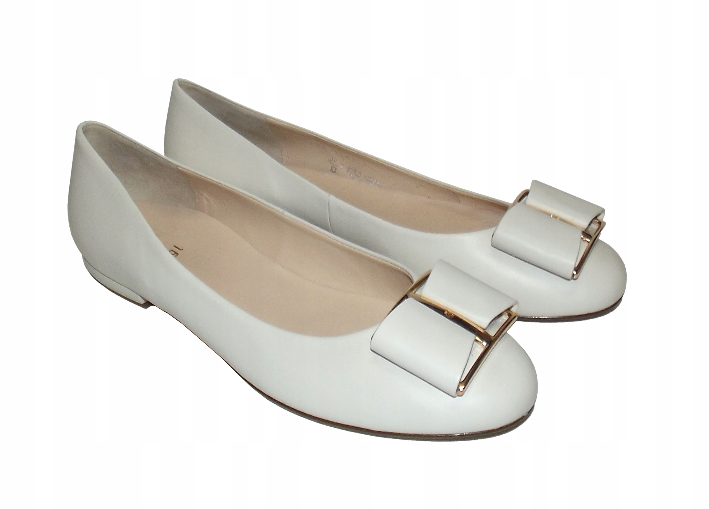 Balerínky Hogl 5-101080 Kůže Ecru vel. 35