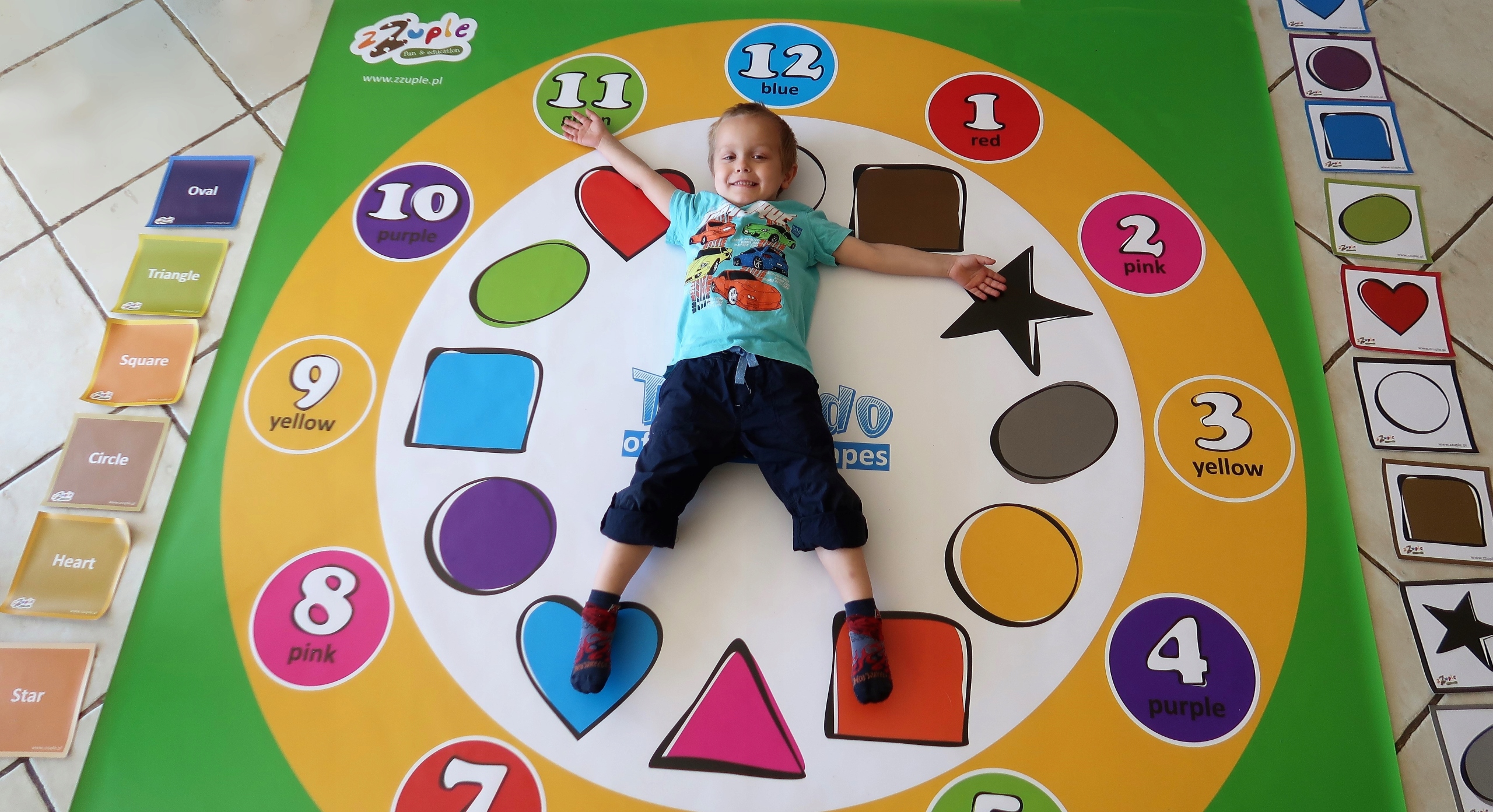 MATA angielska * Tornado of colours and shapes * Nośnik książka papierowa