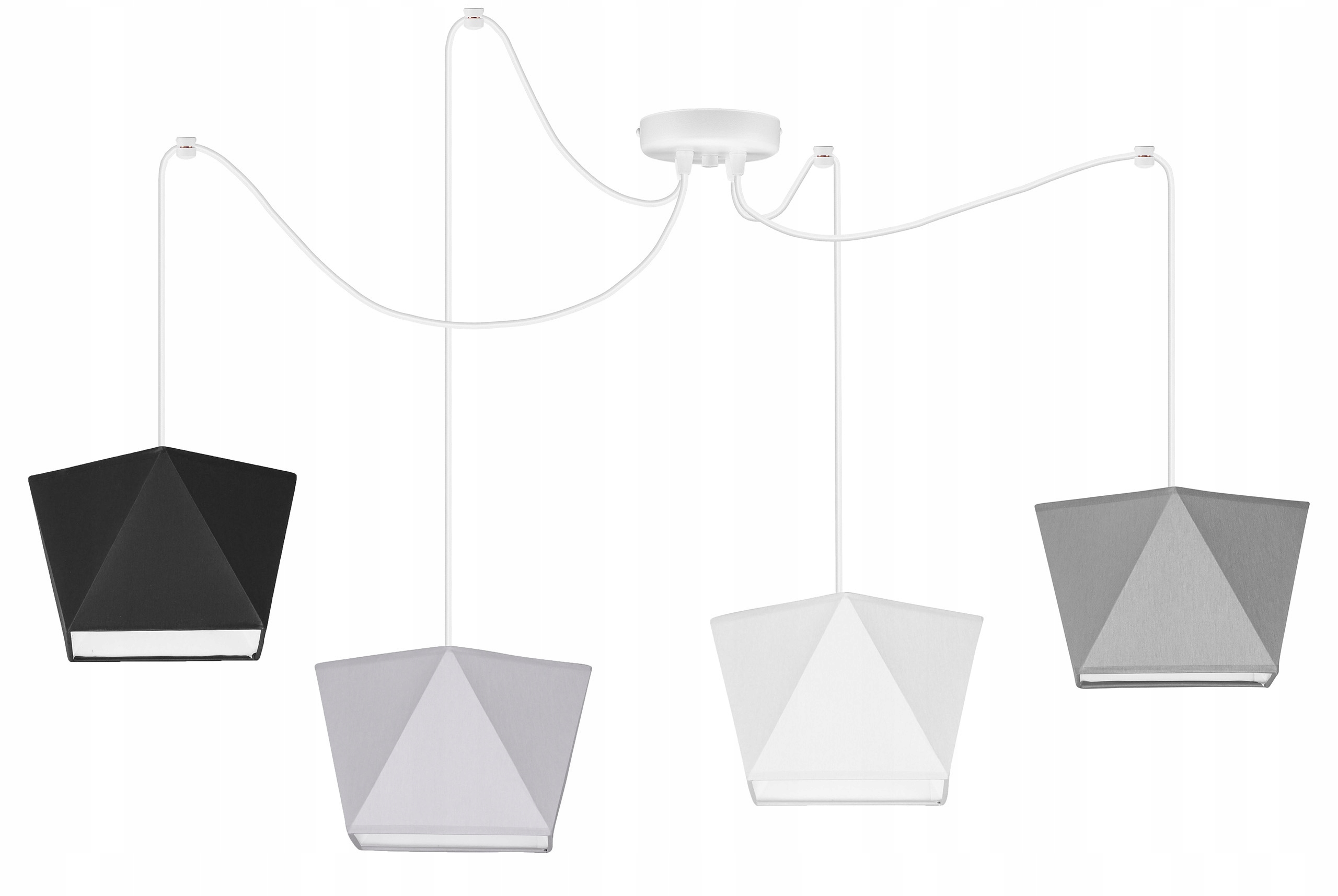 

Lampa Wisząca Sufitowa Żyrandol Loft Abażur Pająk