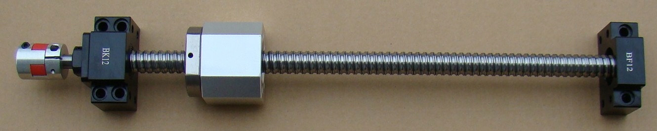 ŚRUBA KULOWA 1500mm 1605 NAKRETKA + BK12/BF12 CNC Model ŚRUBA KULOWA 800mm 1605 kpl