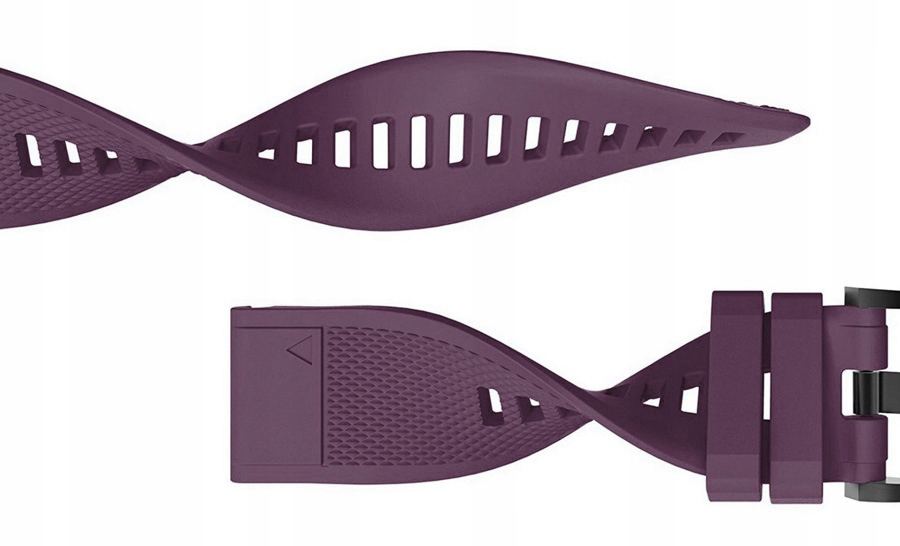 FIOLETOWY Pasek Garmin FENIX 7S Sapphire Solar Marka Tech-Band