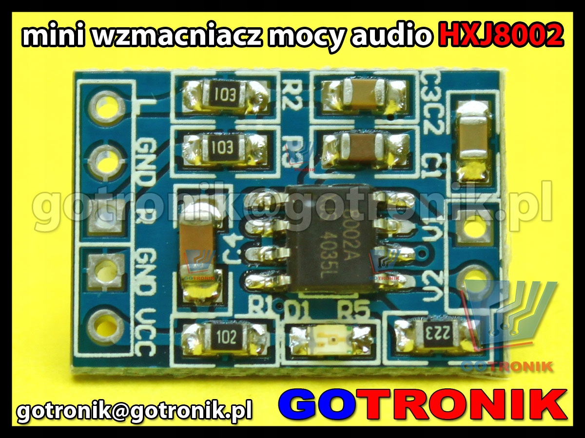 Moduł wzmacniacza mocy audio HXJ8002_______LCT-115 Producent LCT