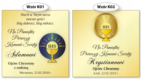 PREZENT I Komunię Świętą ŁAŃCUSZEK ANIOŁEK Komunii Okazja chrzest/komunia