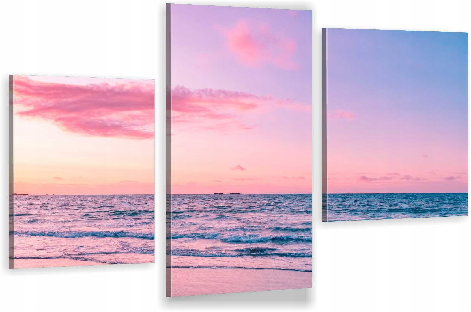 

Tryptyki Obraz Na Ścianę Ocean Plaża Zachód 980 Wz