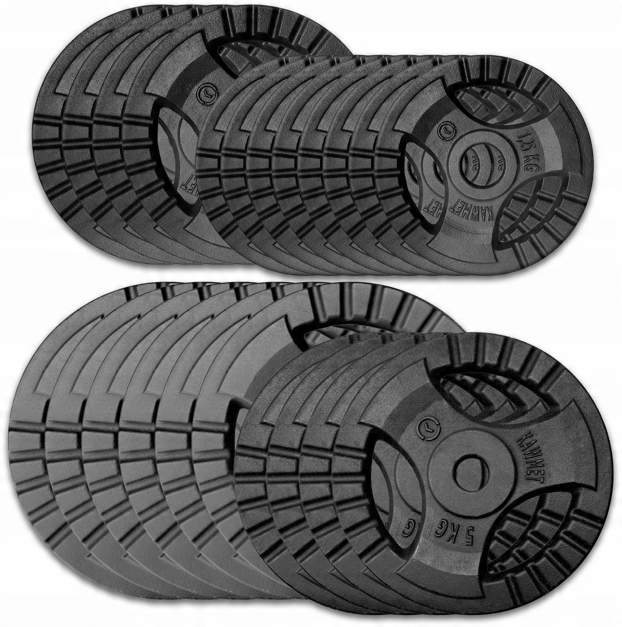 

Zestaw 100 kg obciążenia żeliwne talerz 28,5 mm