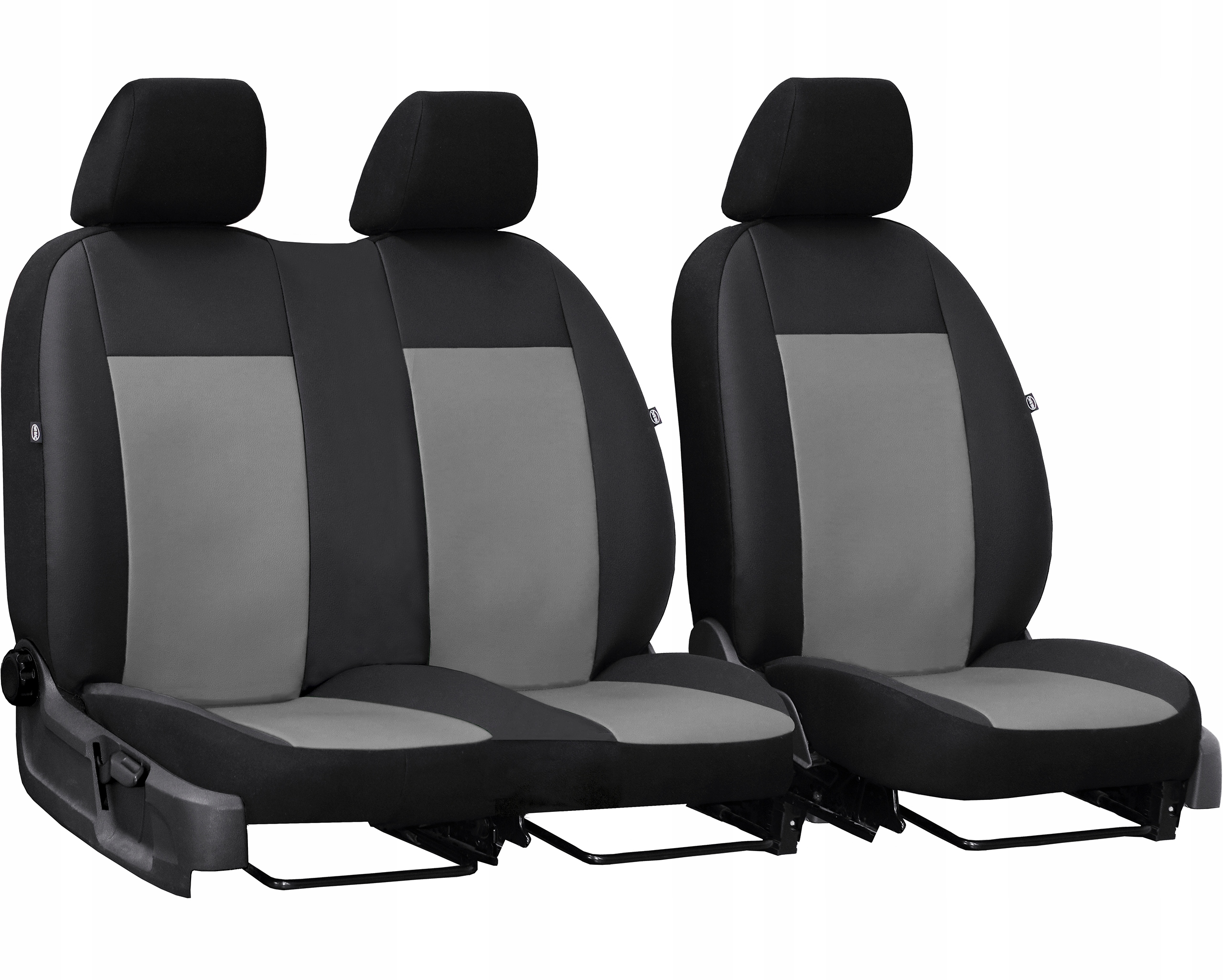 Kožené Odměrné Potahy Na Sedadla Pro Peugeot Partner III 2+1