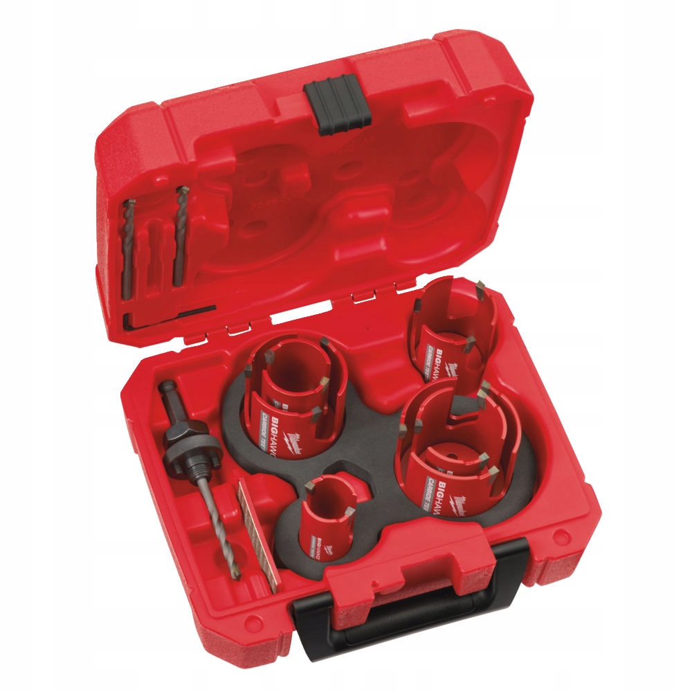 Milwaukee otwornice Big Hawg Multi Material ZESTAW