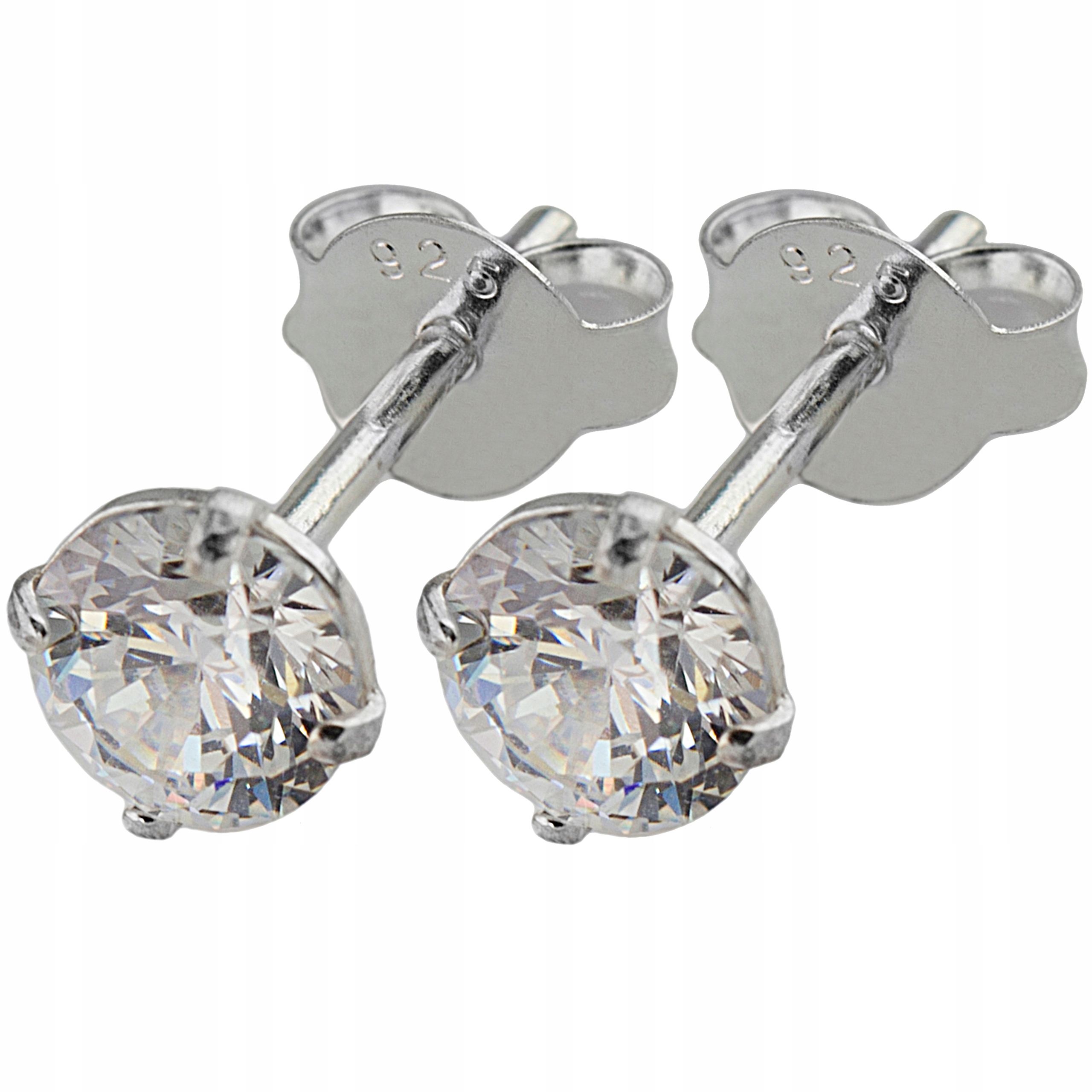 

Versil kolczyki cyrkonie 5,0 mm srebro pr. 0,925