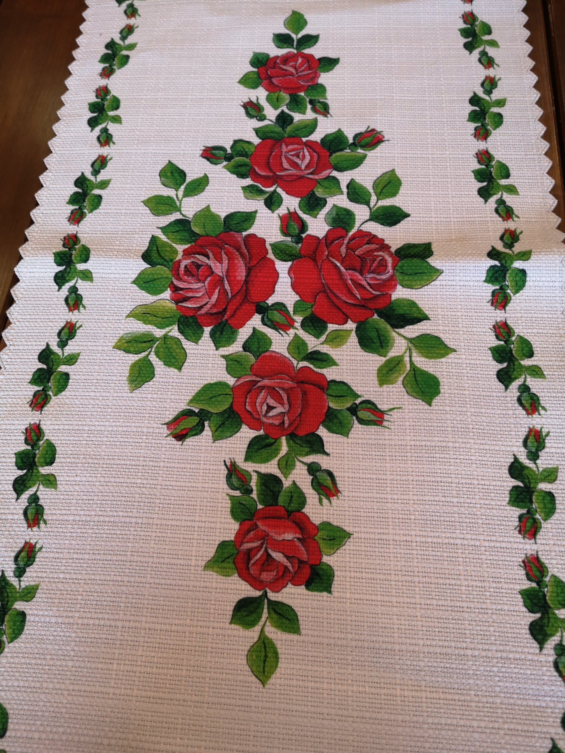 

Bieżnik na stół Róże /120x40/ góralski Folkowy