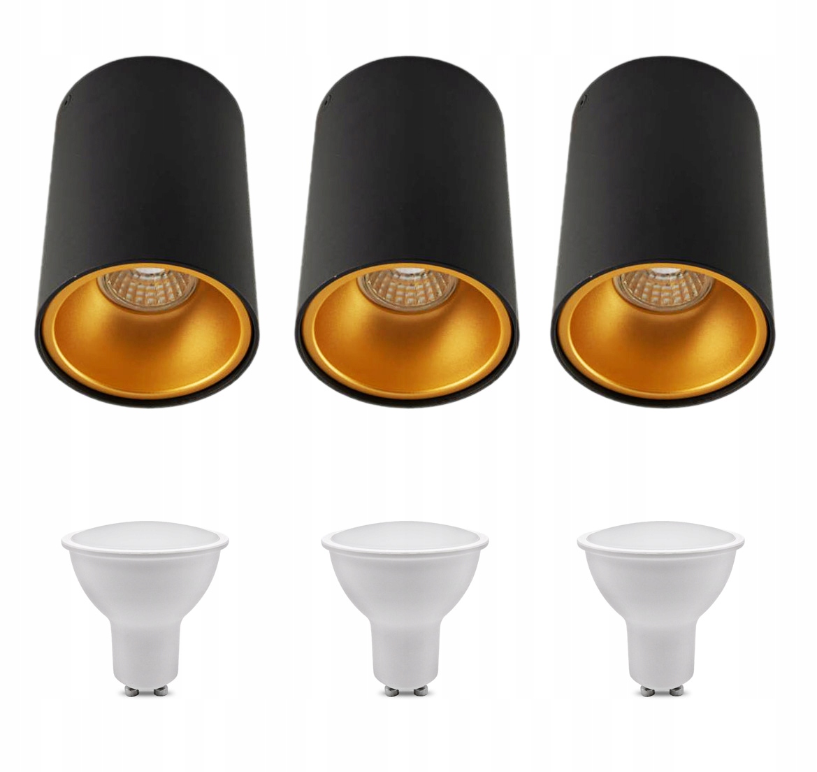 

Zestaw Lampa Led Spot Halogen Tuba Plafon +Żarówka