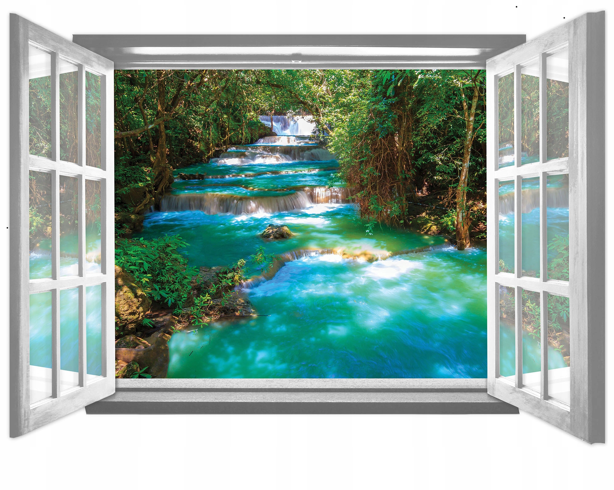 Fototapeta samolepka díra ve zdi Voda 201x145