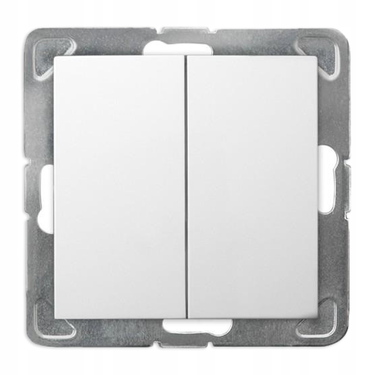 

Ospel Impresja Przycisk Podwójny Biały ŁP-17Y/m/00