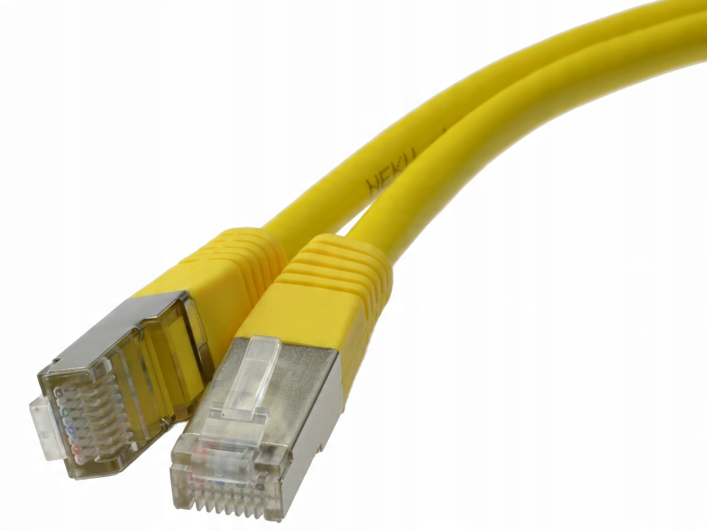 

Kabel sieciowy Patchcord Ftp RJ45 kat.5e żółty 5m