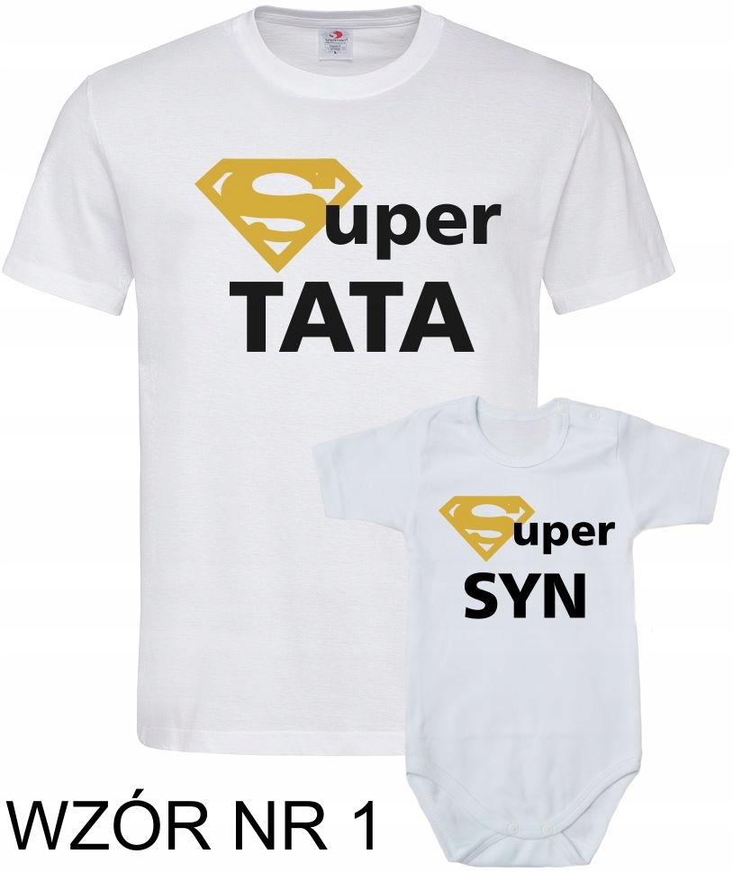

Komplet Koszulek Dla Ojca Syn Super Tata Super Syn