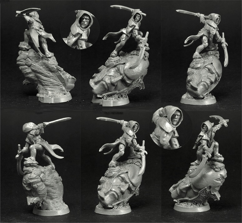 Figurka Rpg Wood Elf Warrior Podstawka Scibor 28FM0347 28mm