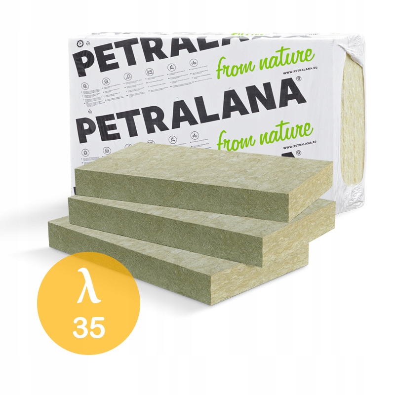 Wełna mineralna Petralana PETRAVENT-L, 10cm, 100mm