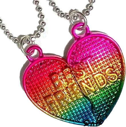 

Naszyjnik Przyjaźni serce Best Friends naszyjniki