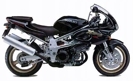 Samolepky Na Motocykl Juula Pro Suzuki TL-1000-S 1997-2003 Černé, Stříbrné