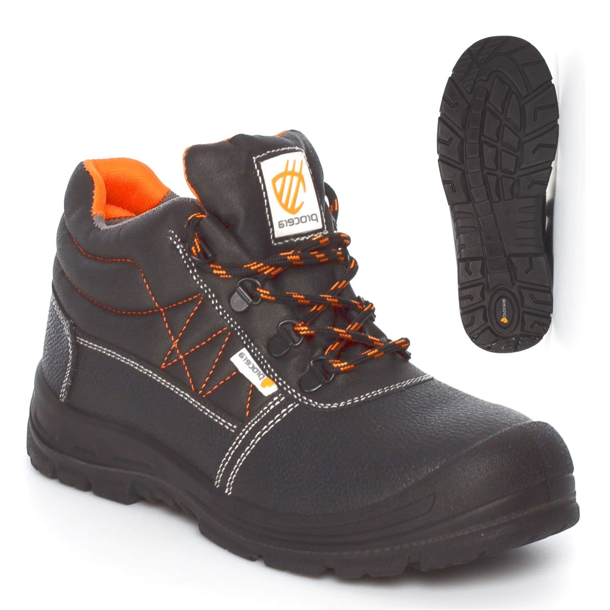 

Buty Trzewiki robocze Bhp męskie skórzane Force 40