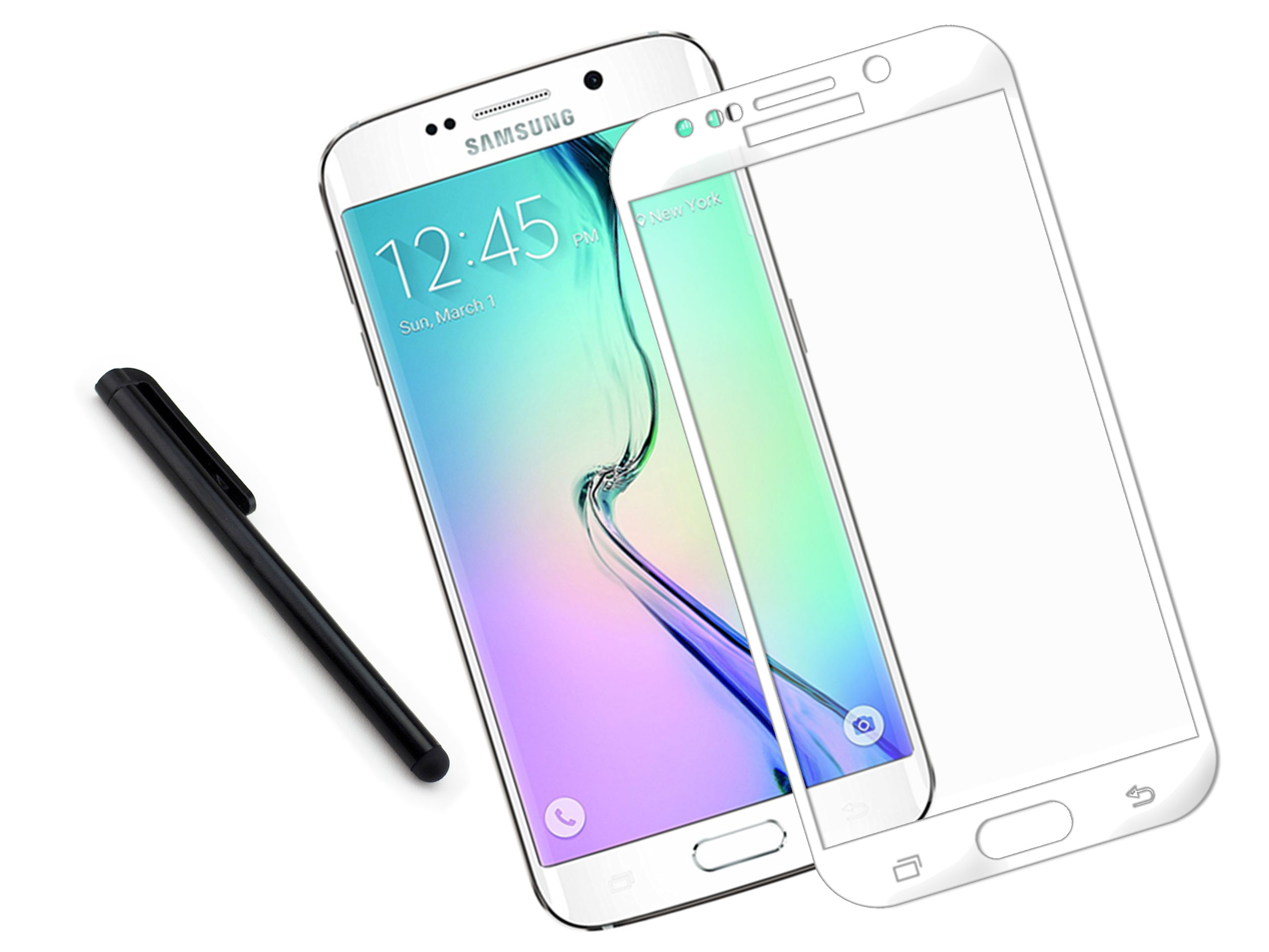 

Szkło hartowane 3D Samsung Galaxy S6 Edge Białe