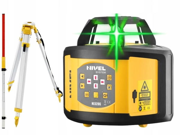 Niwelator laserowy Nivel System NL520G zestaw Marka Nivel System