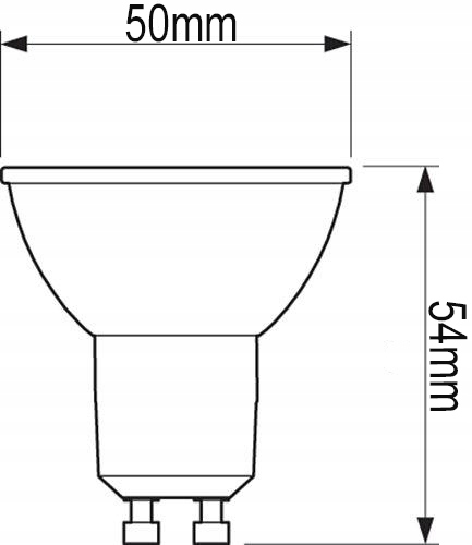 10x ŻARÓWKA LED GU10 4,9W 4000K 120° 550lm PHILIPS Rodzaj LED
