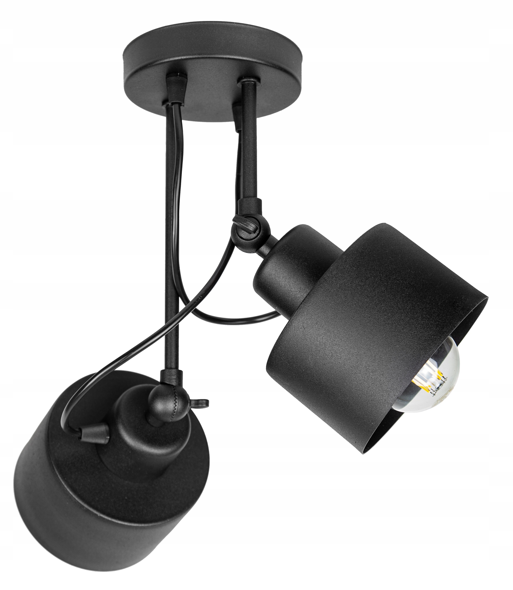 LAMPA SUFITOWA PLAFON ŻYRANDOL LOFT EDISON LED Zasilanie sieciowe