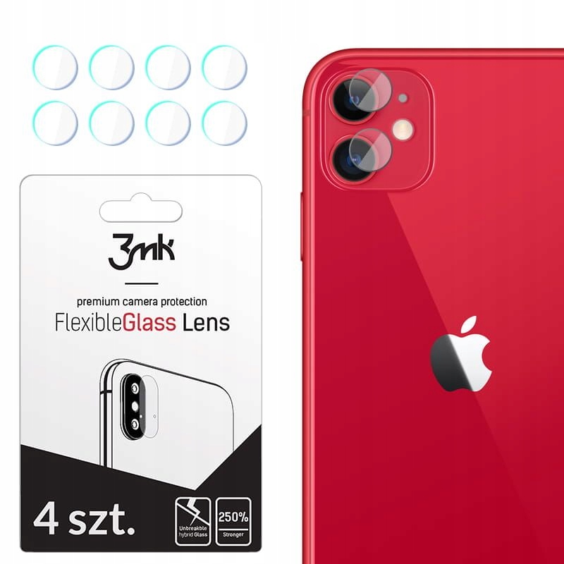 

3MK Fg Lens Szkło Na Aparat 4 Szt. Do Iphone 11